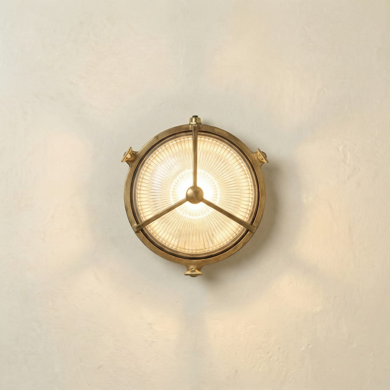 Trident Solid Brass Bulkhead Light Trident Solid Brass Bulkhead Light