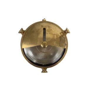 Trident Shield Solid Brass Bulkhead Light