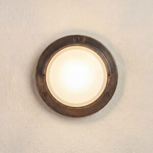 Walkway Eyelid Light - Antique Brass