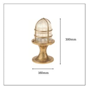 Wellington Grand Solid Brass Post Lantern