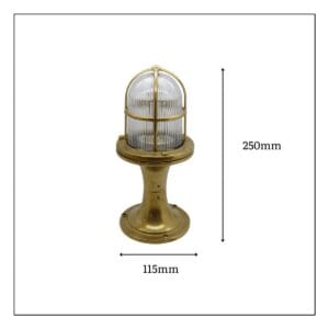 Wellington Solid Brass Post Lantern