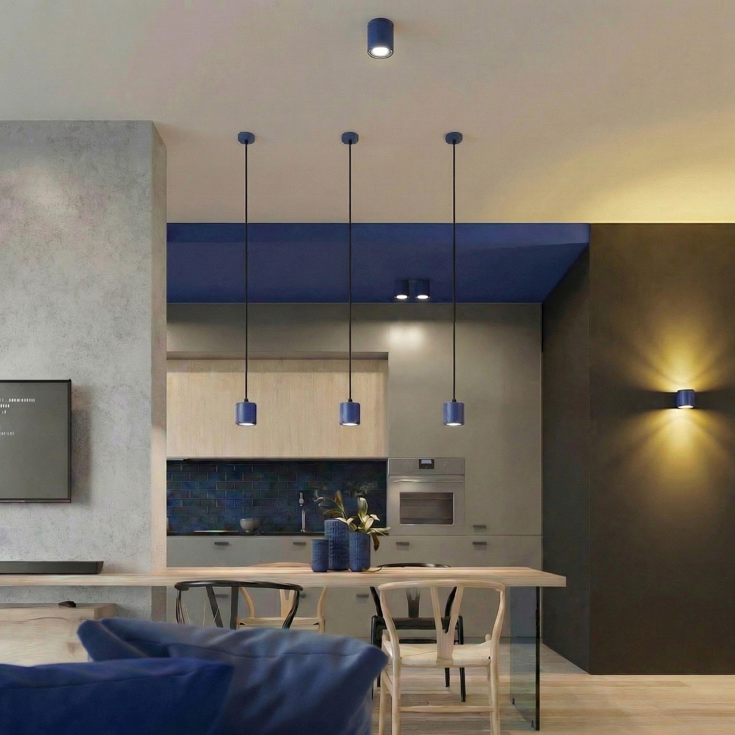 Wall Lamp Orbis 1 Ultramarine Wall Lamp Orbis 1 Ultramarine