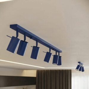 Ring 2-Light Ceiling Bar - Ultramarine