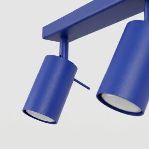 Ring 2-Light Ceiling Bar - Ultramarine