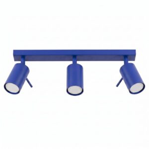 Ring 3-Light Ceiling Bar - Ultramarine