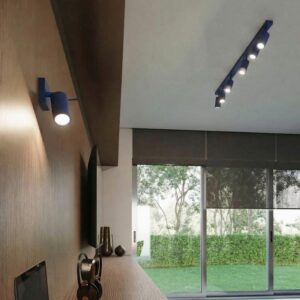Ring 3-Light Ceiling Bar - Ultramarine