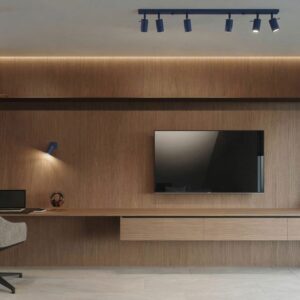 Ring 3-Light Ceiling Bar - Ultramarine