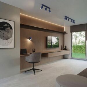 Ring 3-Light Ceiling Bar - Ultramarine