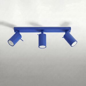 Ring 3-Light Ceiling Bar - Ultramarine