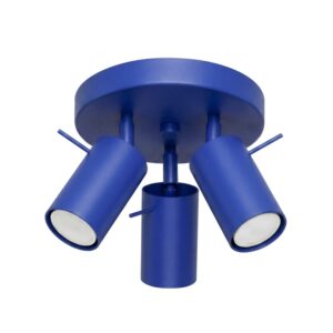 Ring 3-Light Ceiling Cluster - Ultramarine