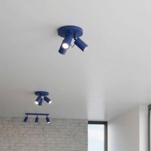 Ring 3-Light Ceiling Cluster - Ultramarine