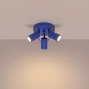 Ring 3-Light Ceiling Cluster - Ultramarine