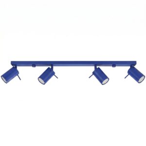 Ring 4-Light Ceiling Bar - Ultramarine