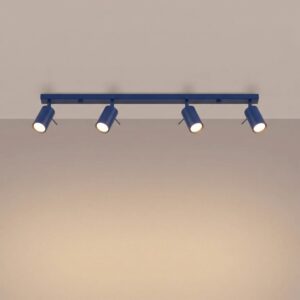 Ring 4-Light Ceiling Bar - Ultramarine