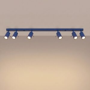 Ring 6-Light Ceiling Bar - Ultramarine