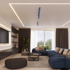 Ring Wall Spotlight - Azure