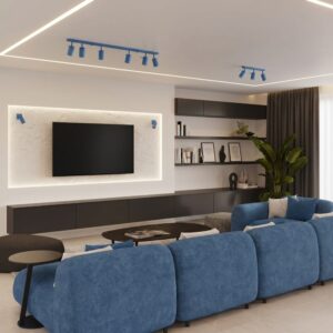 Ring Wall Spotlight - Azure