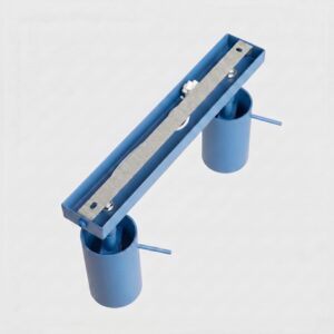 Ring 2-Light Ceiling Bar - Azure