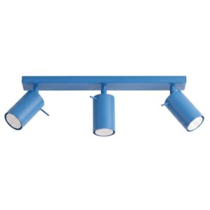 Ring 3-Light Ceiling Bar - Azure