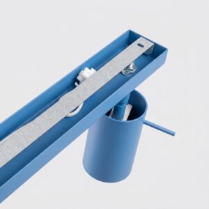 Ring 3-Light Ceiling Bar - Azure