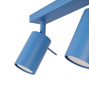 Ring 3-Light Ceiling Bar - Azure