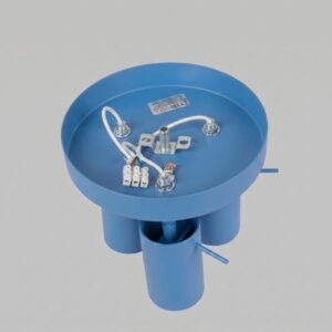 Ring 3-Light Ceiling Cluster - Azure