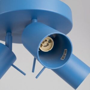 Ring 3-Light Ceiling Cluster - Azure