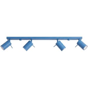 Ring 4-Light Ceiling Bar - Azure