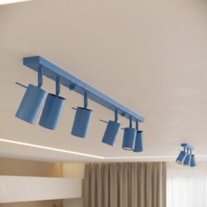Ring 4-Light Ceiling Bar - Azure
