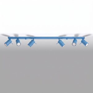 Ring 6-Light Ceiling Bar - Azure