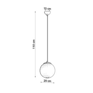 Pendant Lamp Ugo 20 Ultramarine