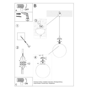 Pendant Lamp Ugo 20 Ultramarine