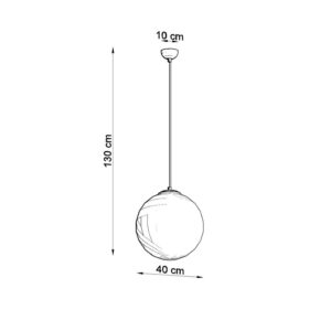 Pendant Lamp Ugo 40 Ultramarine