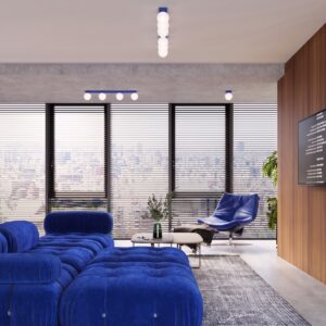 Wall Lamp Yoli 1 Ultramarine With Switch
