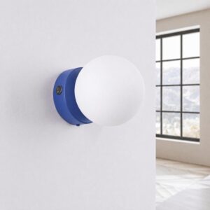 Wall Lamp Yoli 1 Ultramarine With Switch