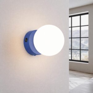 Wall Lamp Yoli 1 Ultramarine With Switch