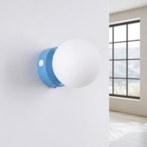 Wall Lamp Yoli 1 Azure With Switch