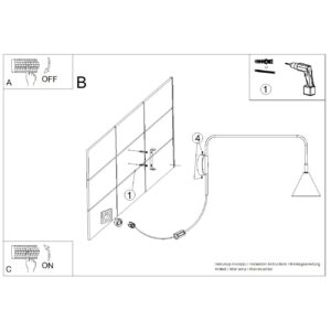 Wall Lamp Nox Ultramarine