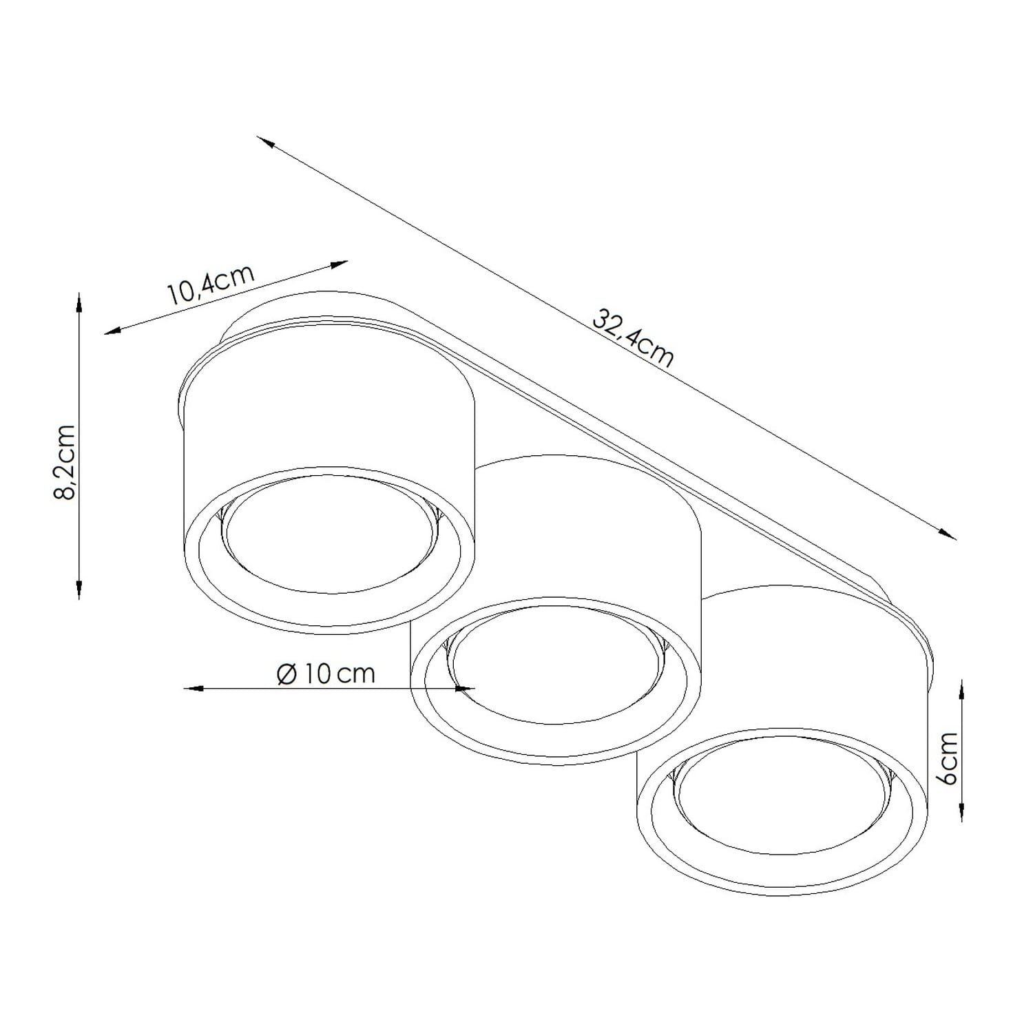 MODO 3 Azure Ceiling Light Modo 3 Azure Ceiling Light