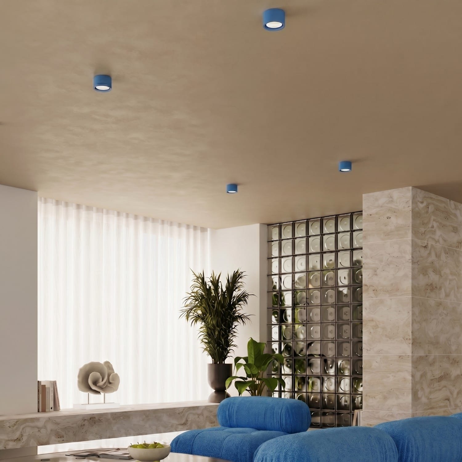 MODO 3 Azure Ceiling Light Modo 3 Azure Ceiling Light