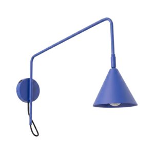 Wall Lamp Nox 1 Ultramarine With Switch