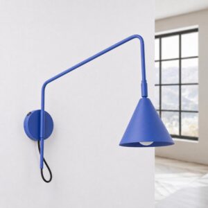 Wall Lamp Nox 1 Ultramarine With Switch
