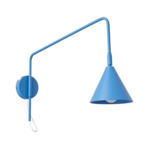 Wall Lamp Nox 1 Azure With Switch