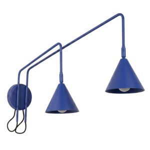 Wall Lamp Nox 2 Ultramarine With Switch