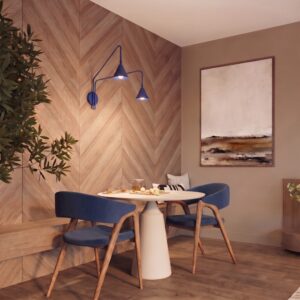 Wall Lamp Nox 2 Ultramarine With Switch