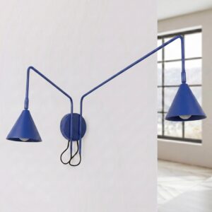 Wall Lamp Nox 2 Ultramarine With Switch