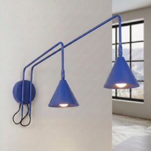 Wall Lamp Nox 2 Ultramarine With Switch