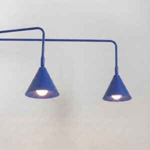 Wall Lamp Nox 2 Ultramarine With Switch