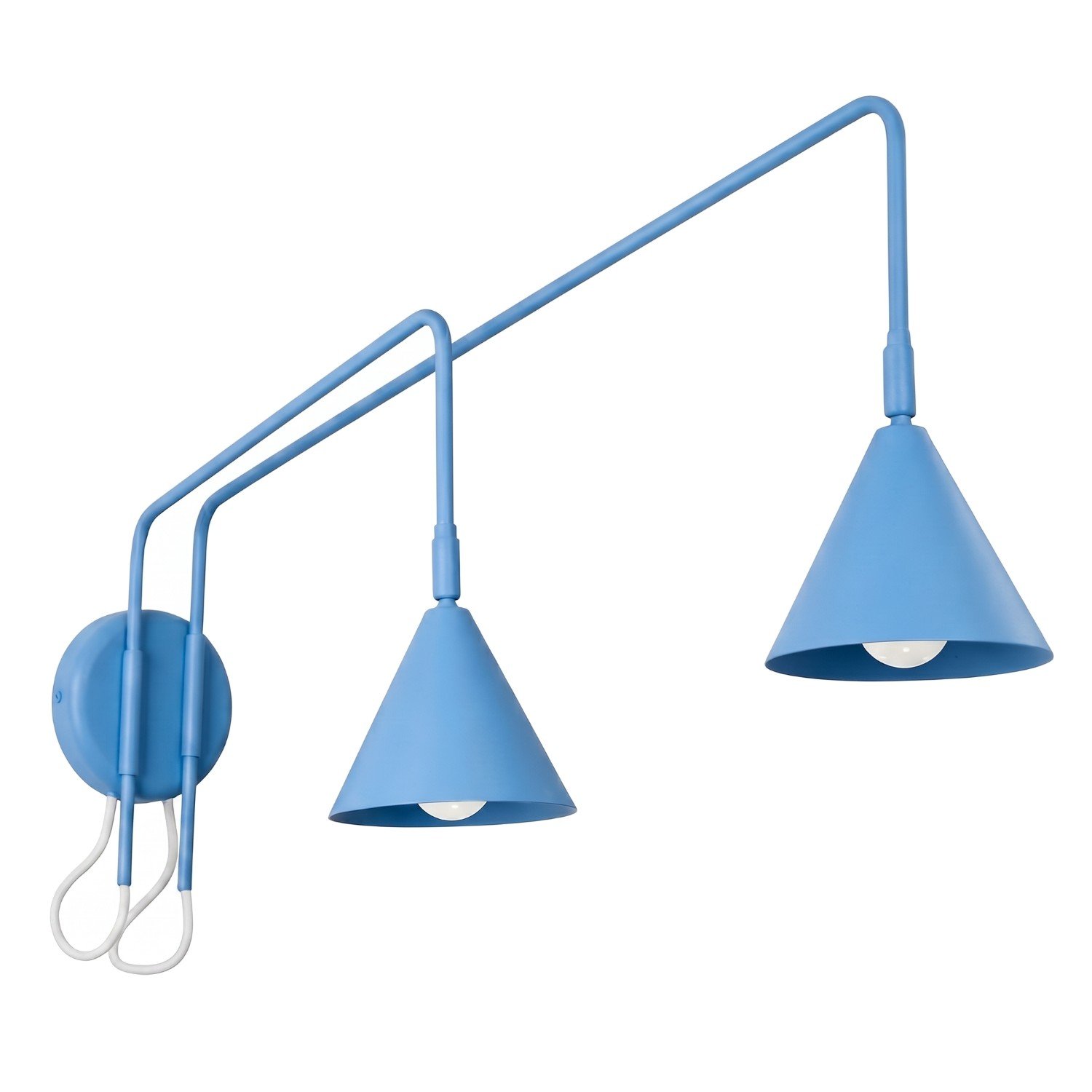 Wall Lamp Nox 2 Azure with Switch Wall Lamp Nox 2 Azure With Switch