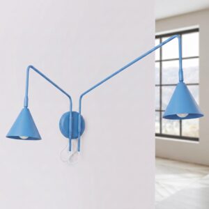 Wall Lamp Nox 2 Azure With Switch